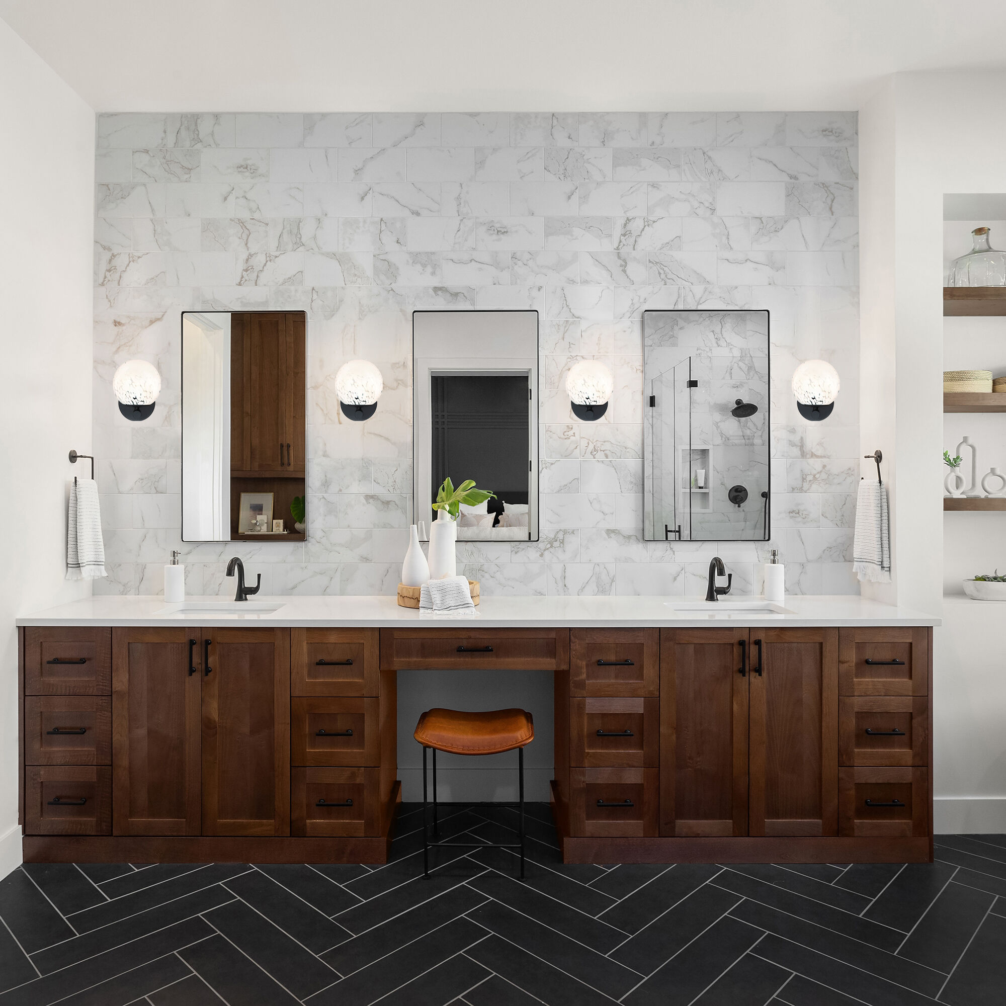 Crown Heights 1 Light 6 inch Matte Black Wall Sconce Wall Light in White